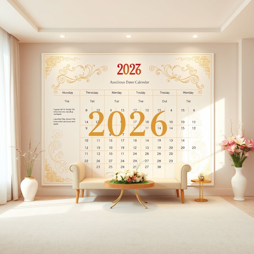 เตรียมงานวิวาห์ปี 2569 ด้วยปฏิทินฤกษ์แต่งงานฟรี!